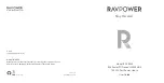 Preview for 1 page of Ravpower RP-PB055 User Manual