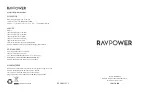 Ravpower RP-PB063 User Manual preview