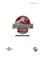 Raw Thrills Jurassic Park Arcade Operator'S Manual preview