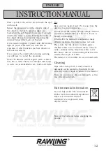 Preview for 12 page of Rawling 59439 Instruction Manual