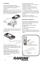 Preview for 26 page of RAWLINK 20481 Instruction Manual