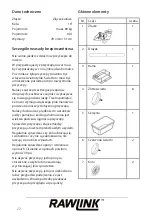 Preview for 22 page of RAWLINK 36101 Instruction Manual