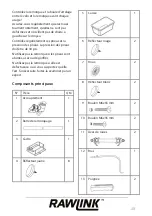 Preview for 39 page of RAWLINK 36101 Instruction Manual