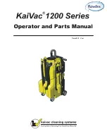 Rawlins KaiVac 1200 Series Operator And Parts Manual предпросмотр