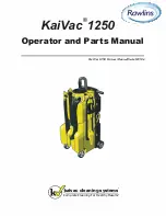 Предварительный просмотр 1 страницы Rawlins KaiVac 1250 Operator And Parts Manual