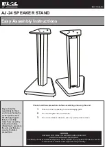 RAX AJ-24 Easy Assembly Instructions preview