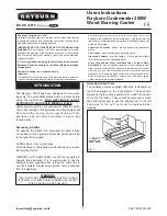 Rayburn 300W User Instructions preview