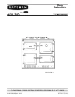 Rayburn 400K (P/F) User Instructions preview