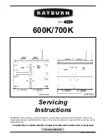 Rayburn 600K Servicing Instructions preview