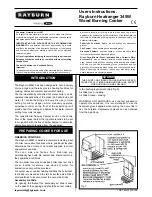 Rayburn Heatranger 345W User Instructions preview