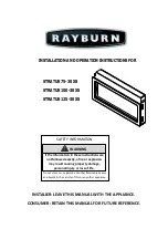 Rayburn STRATUS 100-30 XS Installation And Operation Instructions Manual preview