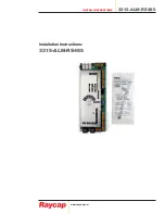 Preview for 1 page of Raycap 3315-ALM-RS485 Installation Instructions Manual