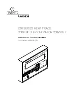 Raychem 920 Series Installation And Operation Instruction Manual preview