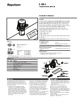 Preview for 9 page of Raychem E-100-L Series Installation Instructions Manual