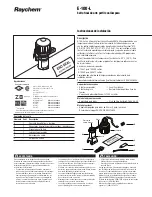 Preview for 17 page of Raychem E-100-L Series Installation Instructions Manual