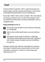 Preview for 22 page of Raychem FrostGuard-ECO Installation Manual