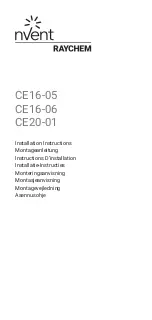 Raychem nvent CE16-05 Installation Instructions Manual preview