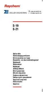 Raychem S-19 Manual preview