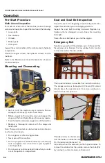 Предварительный просмотр 24 страницы Rayco C120R Operator, Service & Parts Manual