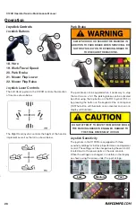 Предварительный просмотр 28 страницы Rayco C120R Operator, Service & Parts Manual