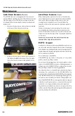 Предварительный просмотр 56 страницы Rayco C120R Operator, Service & Parts Manual