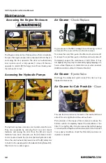 Preview for 42 page of Rayco C275 Operator, Service, Maintenance Manual