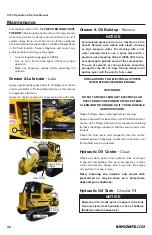 Предварительный просмотр 46 страницы Rayco C275 Operator, Service, Maintenance Manual