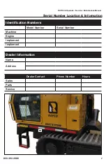 Предварительный просмотр 7 страницы Rayco RCT150A 2019 Operator, Service, Maintenance Manual