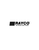 Preview for 104 page of Rayco RG 1635A Operator'S & Parts Manual