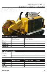 Предварительный просмотр 9 страницы Rayco RG165T-R Operator, Service, Maintenance Manual