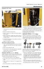 Предварительный просмотр 43 страницы Rayco RG165T-R Operator, Service, Maintenance Manual