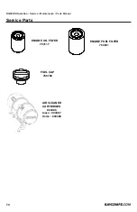 Предварительный просмотр 70 страницы Rayco RG25HD Operator, Service, Maintenance, Parts Manual