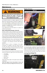 Предварительный просмотр 40 страницы Rayco RG74T-R Operator, Service, Maintenance Manual