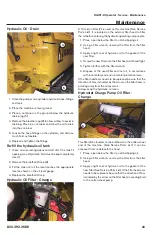 Предварительный просмотр 43 страницы Rayco RG74T-R Operator, Service, Maintenance Manual