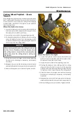 Предварительный просмотр 49 страницы Rayco RG74T-R Operator, Service, Maintenance Manual