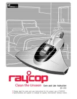 raycop BK-200 Care And Use Instructions Manual preview