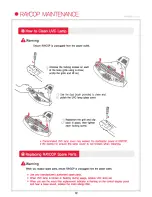 Preview for 13 page of raycop BK-200 Care And Use Instructions Manual