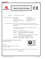 Предварительный просмотр 4 страницы RaycoWylie i3500 Instruction Manual