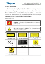 Preview for 5 page of Raycus RFL-C10000X Instructions Manual