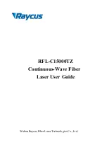 Raycus RFL-C15000TZ User Manual preview