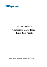 Preview for 1 page of Raycus RFL-C20000TZ User Manual