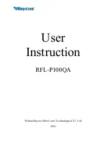 Preview for 2 page of Raycus RFL-P100QA User Instruction