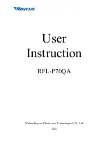 Preview for 2 page of Raycus RFL-P70QA User Instruction