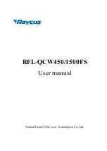 Raycus RFL-QCW450/1500FS User Manual preview