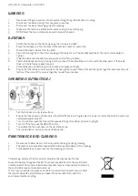 Preview for 6 page of Raydan Home UP COMFORT Manual Instructions