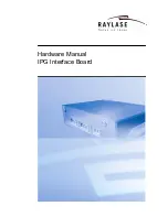 RAYLASE IPG Hardware Manual предпросмотр