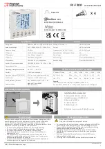 Preview for 1 page of Rayleigh Instruments RI-F200 Instruction Manual