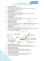 Предварительный просмотр 2 страницы Rayline QY10101 Manual