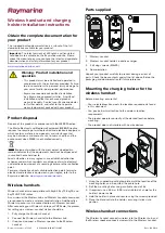 Preview for 1 page of Raymarine A80544 Installation Instructions