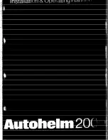 Preview for 2 page of Raymarine Autohelm 2000 User Manual